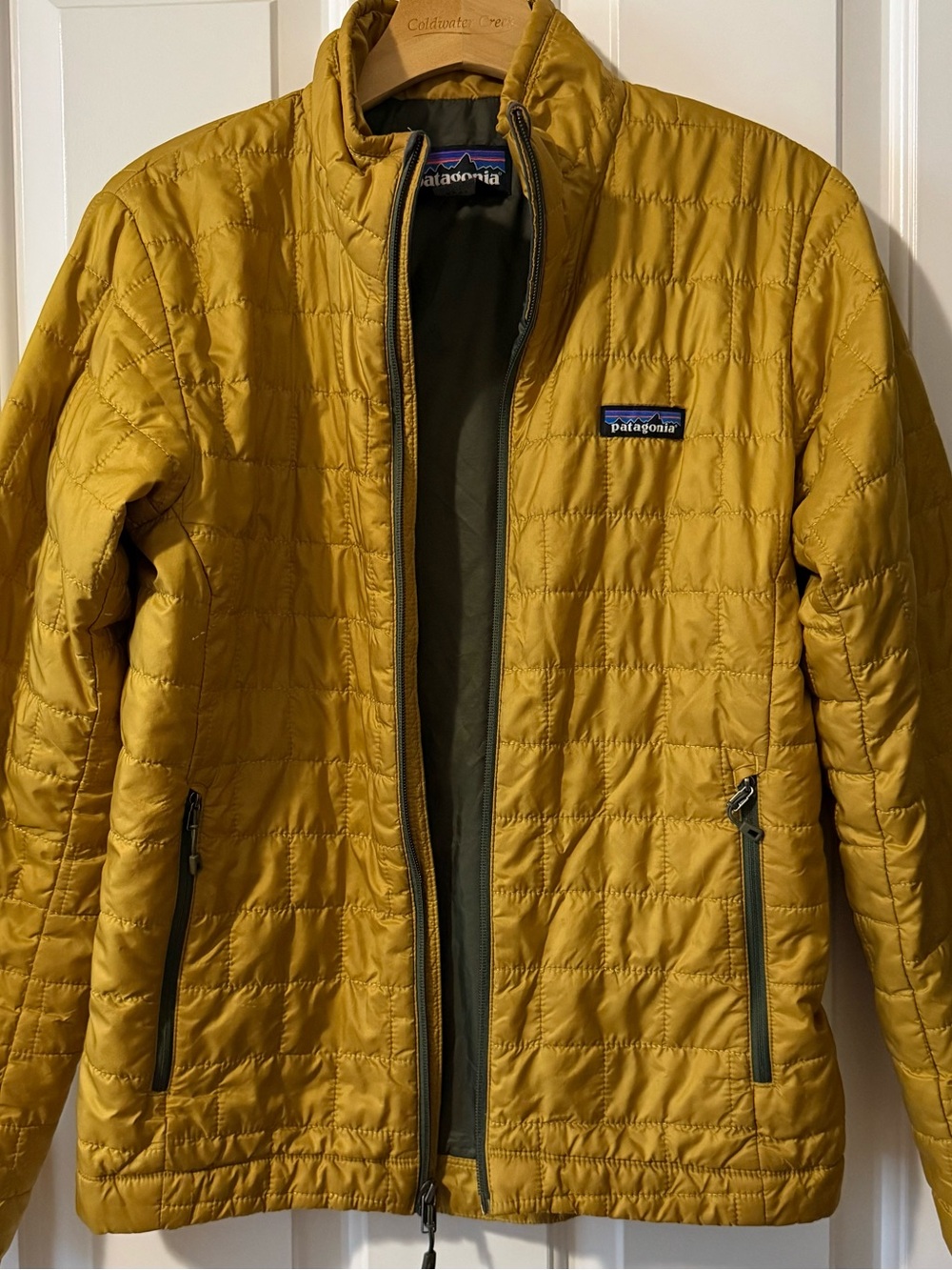 Patagonia Men’s Lightweight Quilted Jacket - Mustard Yellow nano puff xs